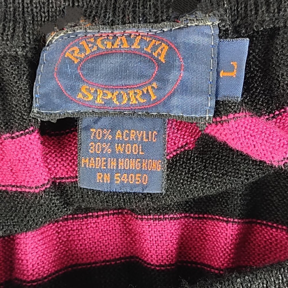 Regatta Sport Women's Wool Blend Multi Color Striped Stretchy Midi Skirt Size L - Picture 9 of 10